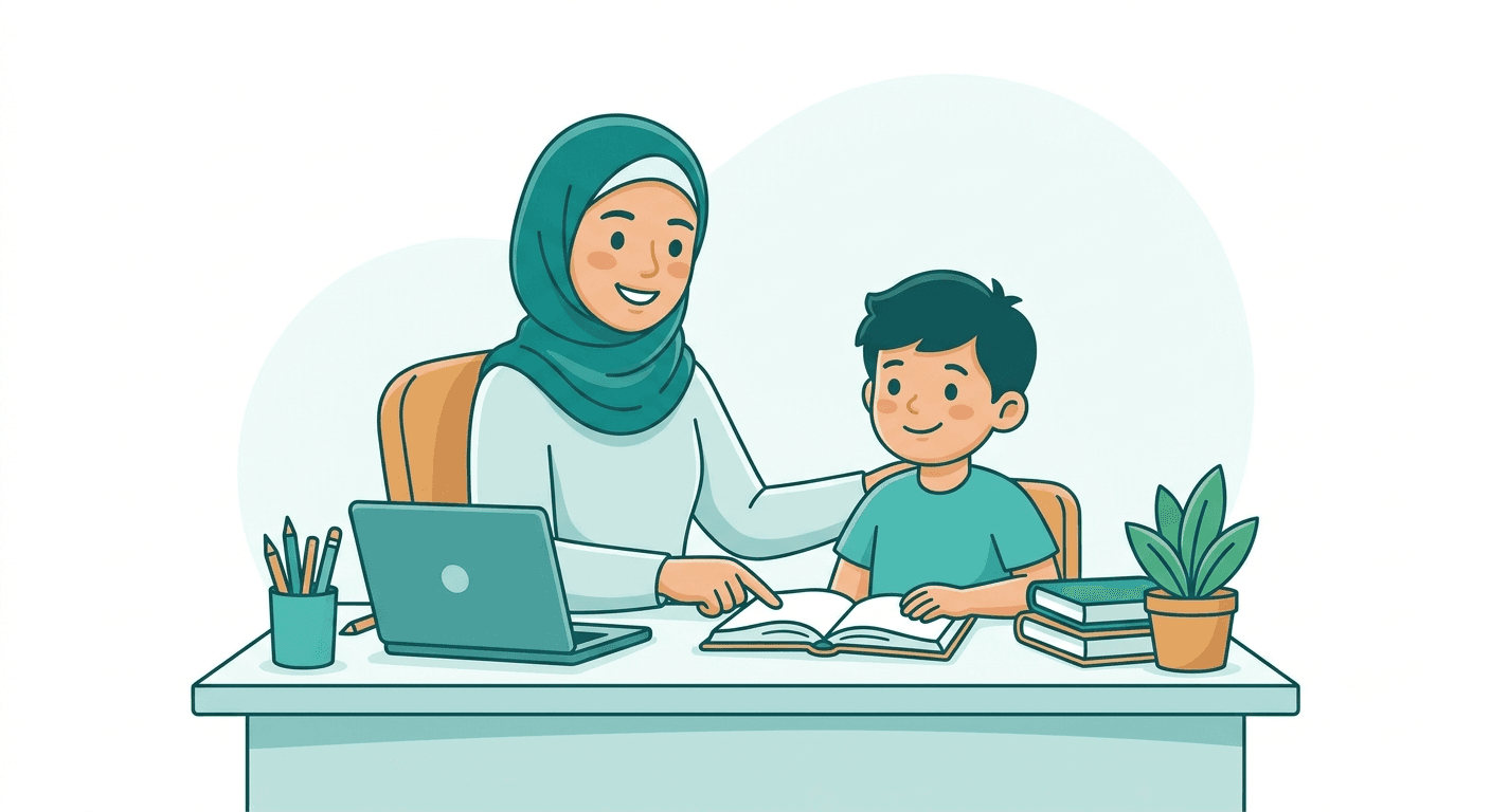 معلمات مؤهّلات لتأسيس الطلاب ومتابعتهم يومياً